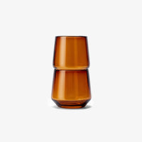 Amber Glass Tumbler Set